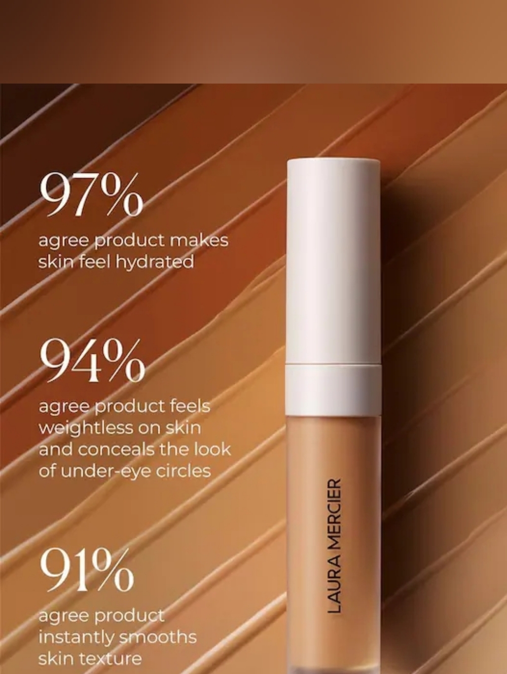 Laura Mercier Real Flawless Weightless Perfecting Serum Concealer in 2C1 New!! - Picture 4 of 7